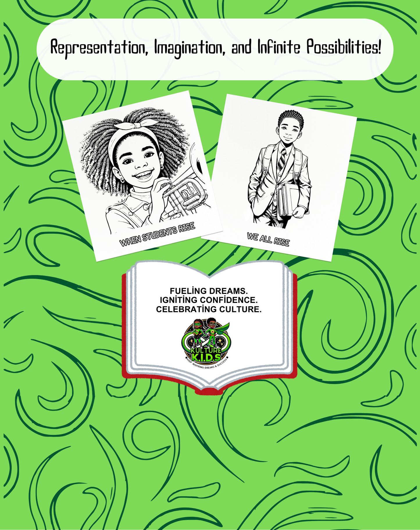 KULTURE K.I.D.S Positive Vibes Coloring & Activity Book