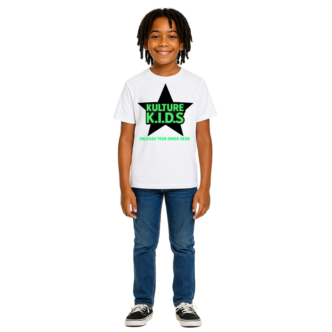 WHITE - YOU'RE A SHINING STAR GLOW-IN-THE-DARK SHORT SLEEVE SHIRT
